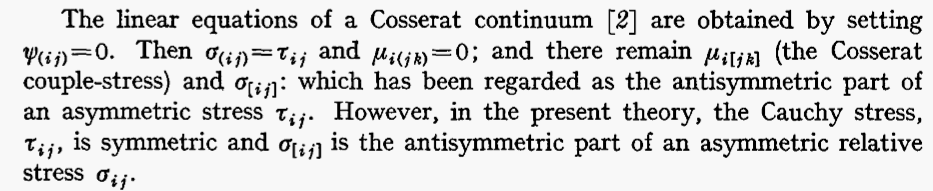 micromorphic special case